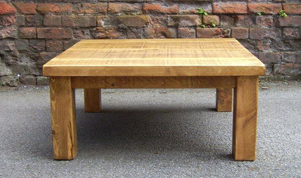 Rustic Plank Coffee Table