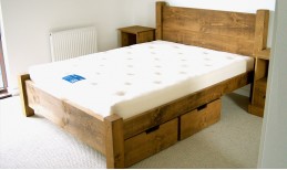 Plank Panel Bed