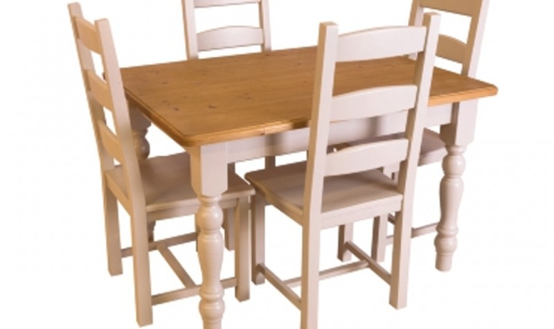 Wiltshire Dining Table (Painted Base)