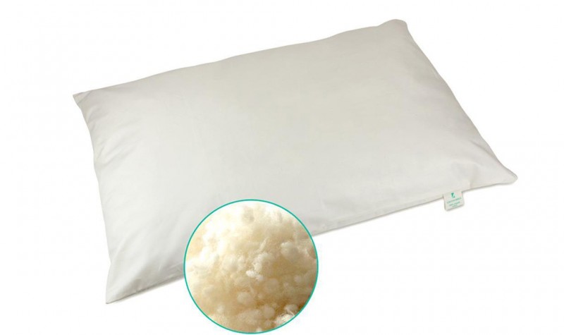 Organic Wool Flat Pillow Organic Wool Flat Pillow
