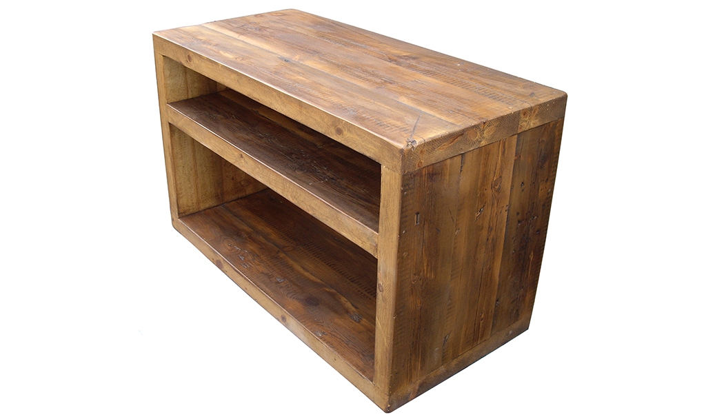 Reclaimed Cube Coffee Table, Reclaimed Wood Cube Coffee Table